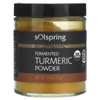 Solspring®, Biodynamic®, порошок из ферментированной куркумы, 70 г (2,4 унции) — Dr. Mercola