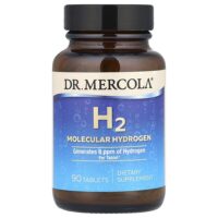 H2, молекулярный водород, 90 таблеток (80 мг в 1 таблетке) — Dr. Mercola