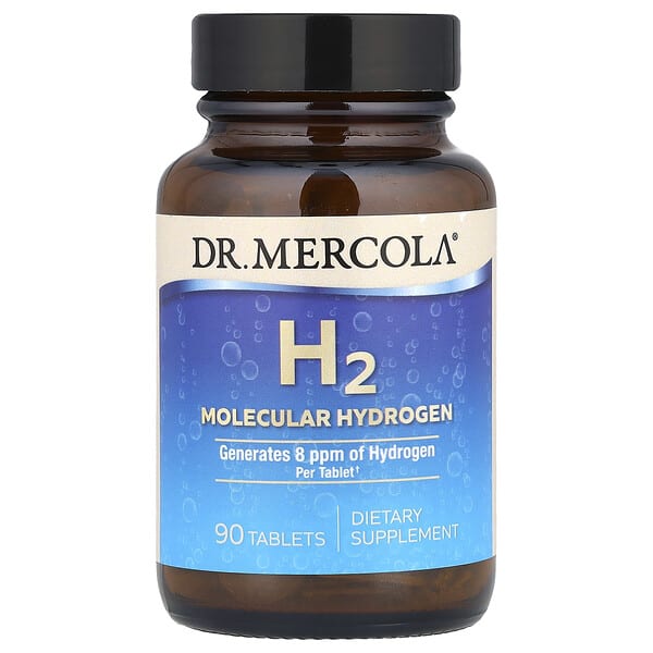 mcl03256_v_41.jpg H2, молекулярный водород, 90 таблеток (80 мг в 1 таблетке) — Dr. Mercola