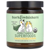 Bark & Whiskers™, органические ферментированные суперфуды, для собак и кошек, 78 г (2,75 унции) — Dr. Mercola