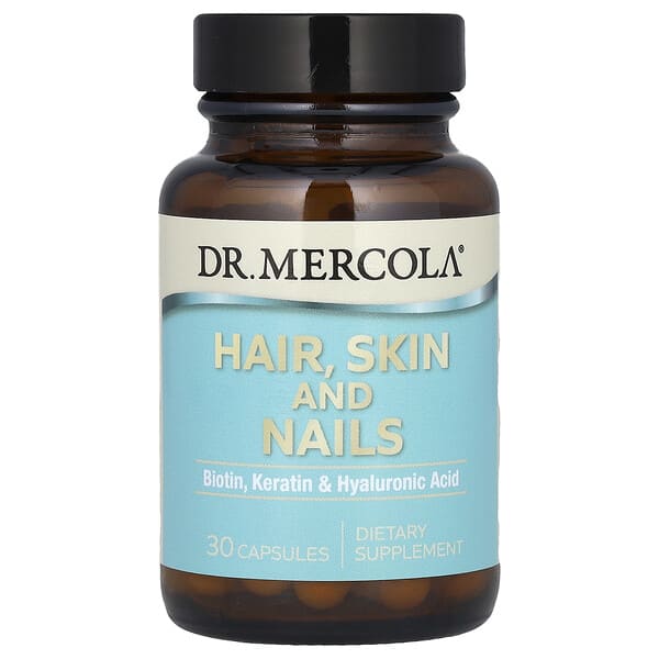 mcl03294_v_24.jpg Волосы, кожа и ногти, 30 капсул — Dr. Mercola