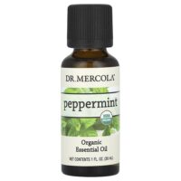 Органическое эфирное масло, перечная мята, 30 мл (1 жидк. унц.) — Dr. Mercola