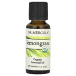 Органическое эфирное масло, лемонграсс, 30 мл (1 жидк. унц.) — Dr. Mercola