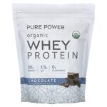 Pure Power, органический сывороточный протеин, со вкусом шоколада, 585 г (1 фунт, 4,6 унции) — Dr. Mercola — изображение 2