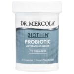Biothin®, пробиотик, лактобактерии гассери, 250 мг (10 млрд КОЕ), 30 капсул — Dr. Mercola