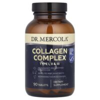Collagen Complex, тип I, II и III, 90 таблеток — Dr. Mercola