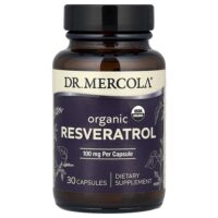 Органический ресвератрол, 100 мг, 30 капсул — Dr. Mercola