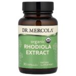 экстракт органической родиолы, 30 капсул (340 мг в 1 капсуле) — Dr. Mercola
