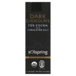 Solspring®, Biodynamic®, темный шоколад, 70% какао с гималайской солью, 12 плиток по 40 г (1,41 унции) — Dr. Mercola
