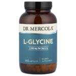 L-глицин, 180 капсул (500 мг на капсулу) — Dr. Mercola