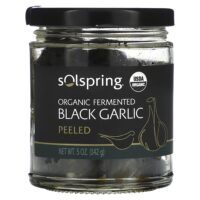 Solspring®, органический ферментированный черный чеснок, 142 г (5 унций) — Dr. Mercola