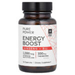 Pure Power, заряд энергии, женьшень и B12, 30 капсул — Dr. Mercola
