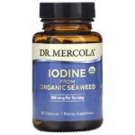 йод из органических водорослей, 60 капсул (325 мкг в 1 капсуле) — Dr. Mercola