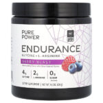 Pure Power, выносливость, глицин и L-аргинин, со вкусом ягод, 258 г (9,1 унции) — Dr. Mercola