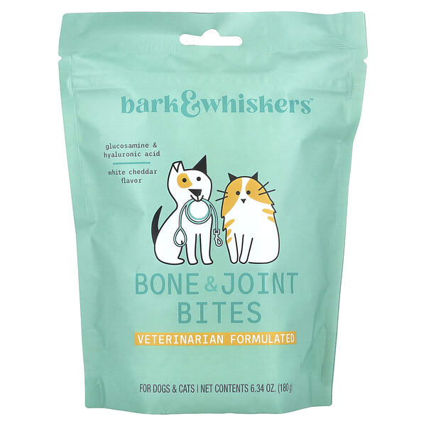 mcl21352_v_2.jpg Bark & Whiskers™, для укусов костей и суставов, для собак и кошек, белый чеддер, 180 г (6,34 унции) — Dr. Mercola