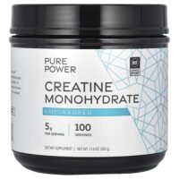 Pure Power, моногидрат креатина, без добавок, 500 г (17,6 унции) — Dr. Mercola