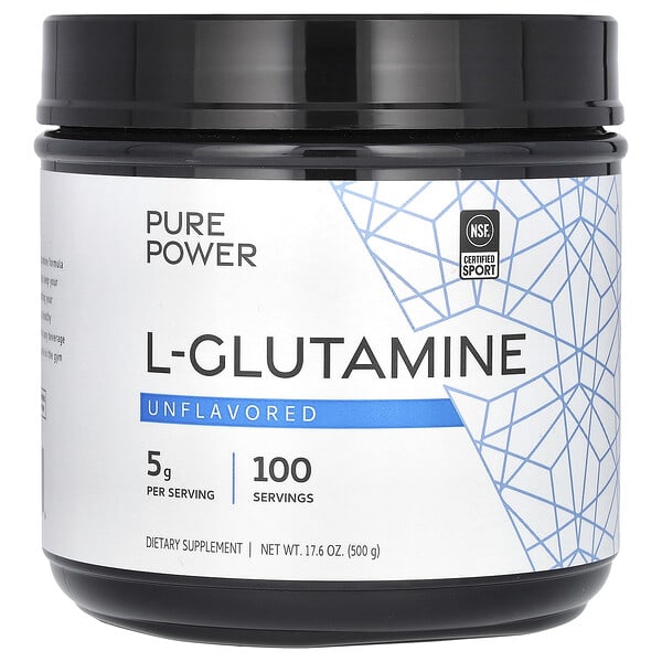 mcl21379_v_8.jpg Pure Power, L-глютамин, без вкусовых добавок, 500 г (17,6 унции) — Dr. Mercola