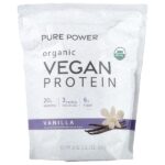 Pure Power, органический веганский протеин, со вкусом ванили, 540 г (1 фунт 3 унции) — Dr. Mercola