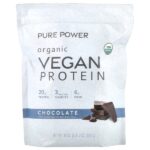 Pure Power, органический веганский протеин, со вкусом шоколада, 540 г (1 фунт 3 унции) — Dr. Mercola