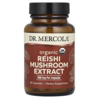 органический экстракт грибов рейши, 30 капсул — Dr. Mercola