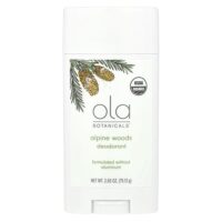 Ola Botanicals®, дезодорант, альпийский лес, 75,13 г (2,65 унции) — Dr. Mercola