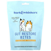 Bark & Whiskers™, восстанавливает укусы кишечника, для собак и кошек, 180 г (6,34 унции) — Dr. Mercola