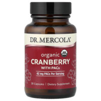 органическая клюква с PAC, 30 капсул — Dr. Mercola