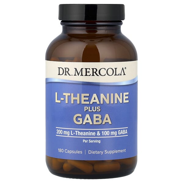 mcl21475_v_8.jpg L-теанин с ГАМК, 180 капсул — Dr. Mercola