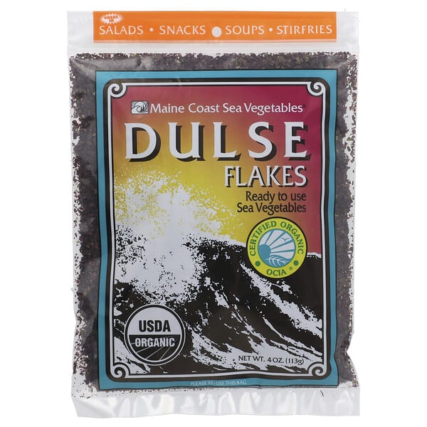 mcv12365_v_2.jpg Dulse Flakes, дульсе, 113 г (4 унции) — Maine Coast Sea Vegetables