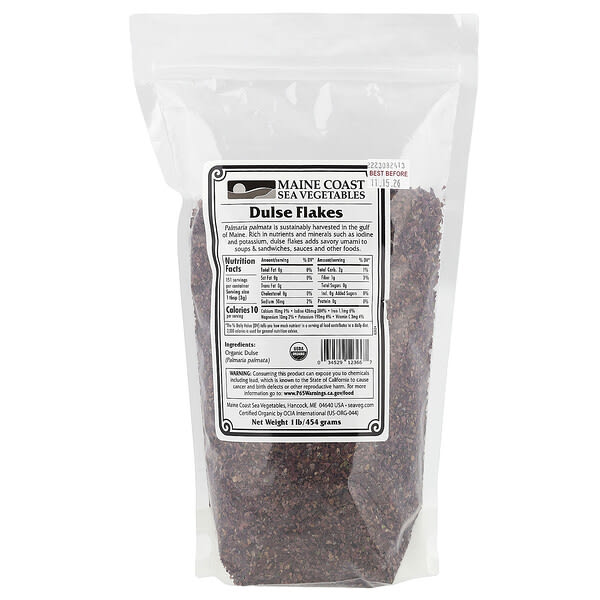 mcv12366_v_2.jpg Dulse Flakes, 454 г (1 фунт) — Maine Coast Sea Vegetables
