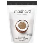 Органический кокосовый сахар, нерафинированный, 454 г (16 унций) — Madhava