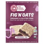 Fig 'N' Oats®, оригинальный инжир, 5 батончиков в индивидуальной упаковке, 40 г (1,4 унции) каждый — Made in Nature