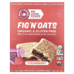 Fig 'N' Oats®, клубника, 5 батончиков в индивидуальной упаковке, 40 г (1,4 унции) каждый — Made in Nature