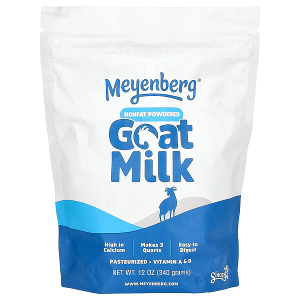 mey00011_v_6.jpg Meyenberg Goat Milk, Обезжиренное сухое козье молоко, 340 г (12 унций)