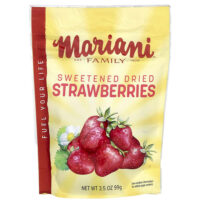 Сушеная клубника с сахаром, 99 г (3,5 унции) — Mariani
