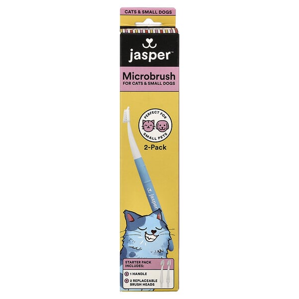 mfp71144_v_10.jpg Jasper, набор Microbrush, для кошек и маленьких собак, набор из 3 предметов