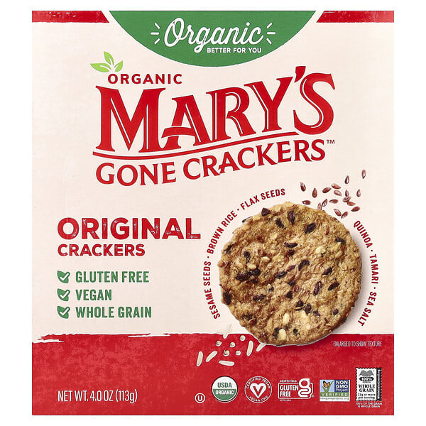 mgc47600_v_16.jpg органические оригинальные крекеры, 113 г (4 унции) — Mary's Gone Crackers