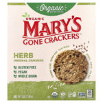 Organic Herb Original, крекеры, 113 г (4 унции) — Mary's Gone Crackers