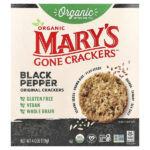 оригинальные крекеры с органическим черным перцем, 113 г (4 унции) — Mary's Gone Crackers
