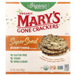 органические крекеры из суперсемена, Everyone 113 г (4 унции) — Mary's Gone Crackers