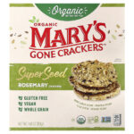 органические крекеры из суперсемена, розмарин, 113 г (4 унции) — Mary's Gone Crackers