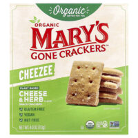 органические крекеры-снеки, сыр и травы, 113 г (4 унции) — Mary's Gone Crackers