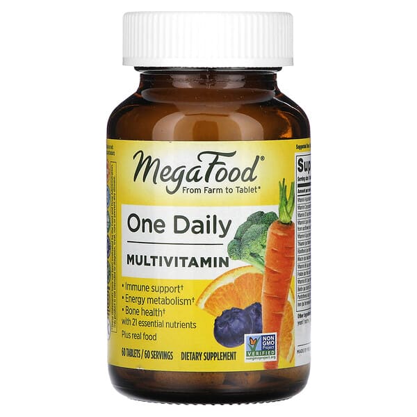 mgf10151_v_67.jpg One Daily Multivitamin, мультивитаминный комплекс, 60 таблеток — MegaFood