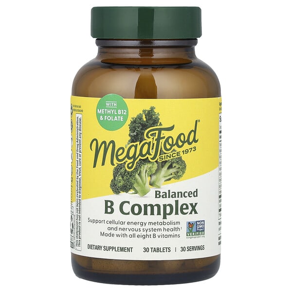 mgf10167_v_70.jpg Сбалансированный комплекс группы B, 30 таблеток — MegaFood