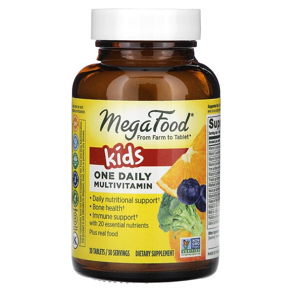 mgf10179_v_81.jpg Kids One Daily, мультивитамины для детей, 30 таблеток — MegaFood