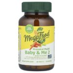 Baby & Me 2™, мультивитамины для беременных, 60 таблеток — MegaFood