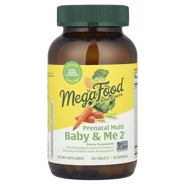 mgf10315_v_99.jpg Baby & Me 2™, мультивитамины для беременных, 120 таблеток — MegaFood