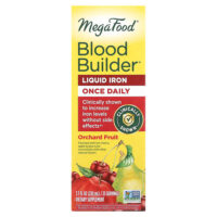 Blood Builder Liquid Iron, Once Daily, Orchard Fruit, 230 мл (7,7 жидк. унц.) — MegaFood