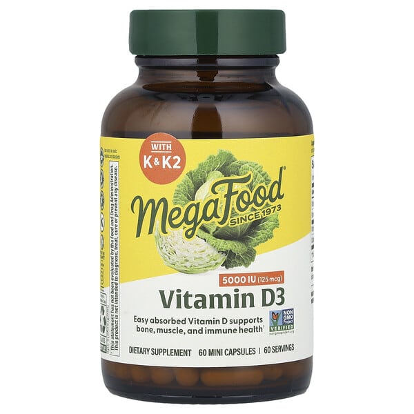 mgf10438_v_24.jpg Витамин D3, 125 мкг (5000 МЕ), 60 мини-капсул — MegaFood