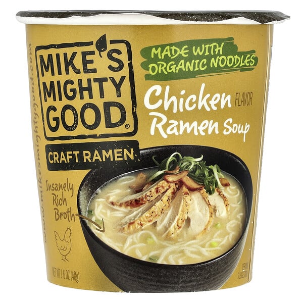 mgh02206_v_24.jpg Craft Ramen Cup, куриный суп рамен, 48 г (1,6 унции) — Mike's Mighty Good